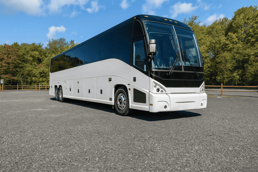 picture of Charter Bus Rental Arlington Heights coach bus